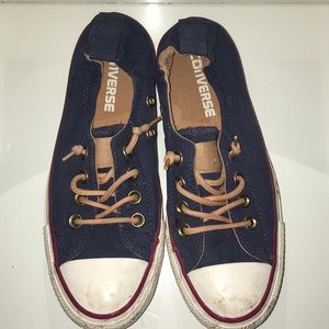Navy converse
